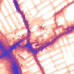 Daytime road noise heatmap for IG1 1BN