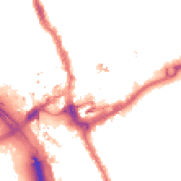 Night-time road noise heatmap for IG1 1BN