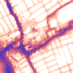 Daytime road noise heatmap for IG1 1BY