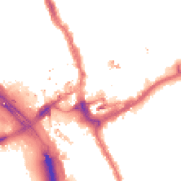 Night-time road noise heatmap for IG1 1DL