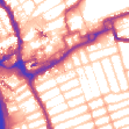 Daytime road noise heatmap for IG1 1DT