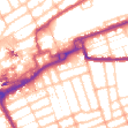 Daytime road noise heatmap for IG1 1JQ
