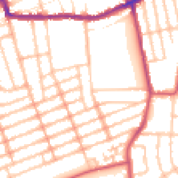 Daytime road noise heatmap for IG1 1SZ