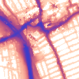 Daytime road noise heatmap for IG1 2DY