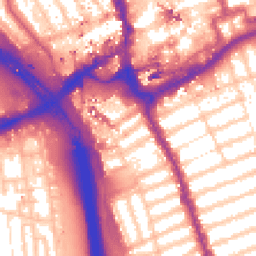 Daytime road noise heatmap for IG1 2EQ