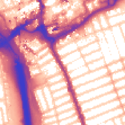 Daytime road noise heatmap for IG1 2RN