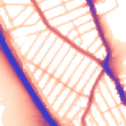 Daytime road noise heatmap for IG1 3EQ