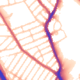 Daytime road noise heatmap for IG1 3JL