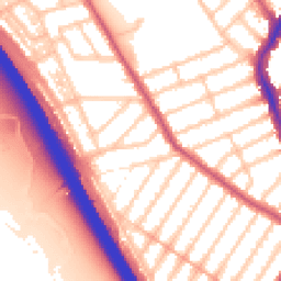 Daytime road noise heatmap for IG1 3LA