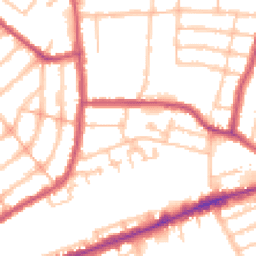 Daytime road noise heatmap for IG1 4AH