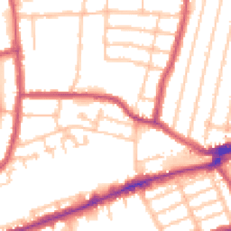 Daytime road noise heatmap for IG1 4AR