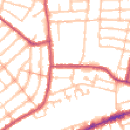 Daytime road noise heatmap for IG1 4AT