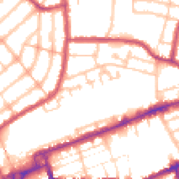Daytime road noise heatmap for IG1 4BF