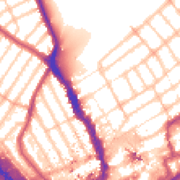 Daytime road noise heatmap for IG1 4QR