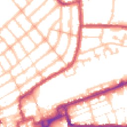 Daytime road noise heatmap for IG1 4SS