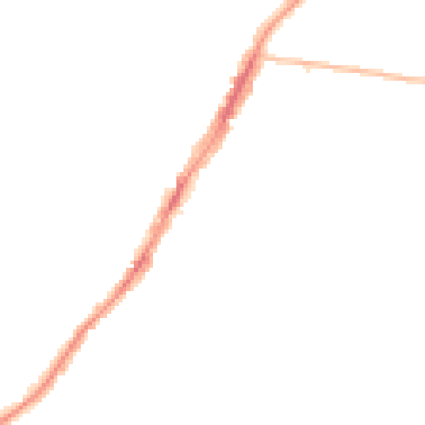 Night-time road noise heatmap for IG10 1BA