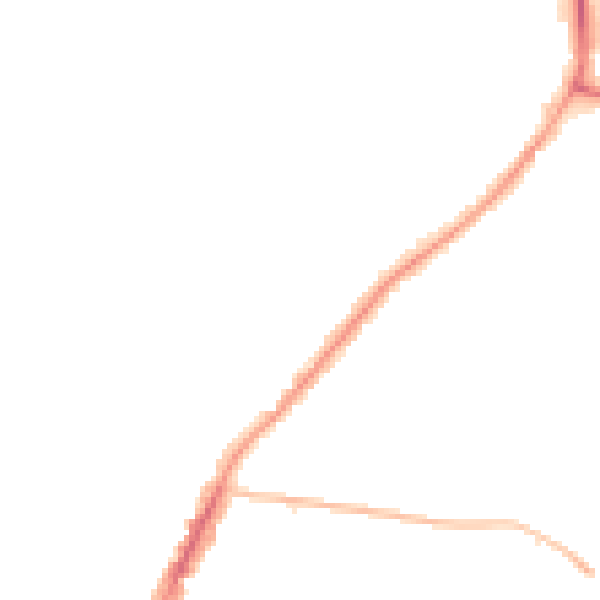 Night-time road noise heatmap for IG10 1RR