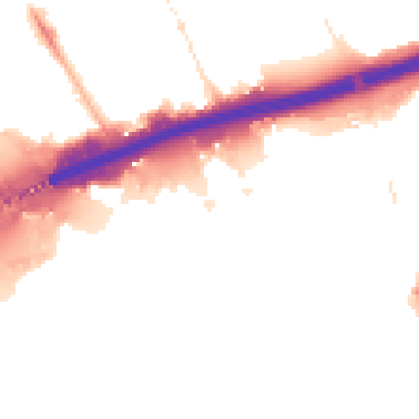 Night-time road noise heatmap for IG11 0BD