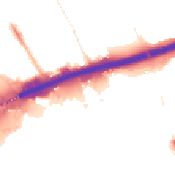 Night-time road noise heatmap for IG11 0BP