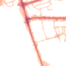 Daytime road noise heatmap for IG11 0DA