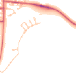 Daytime road noise heatmap for IG11 0EZ
