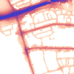 Daytime road noise heatmap for IG11 0JY