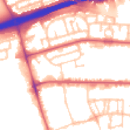 Daytime road noise heatmap for IG11 0JZ