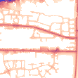Daytime road noise heatmap for IG11 0LX