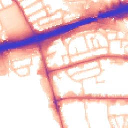 Daytime road noise heatmap for IG11 0NF