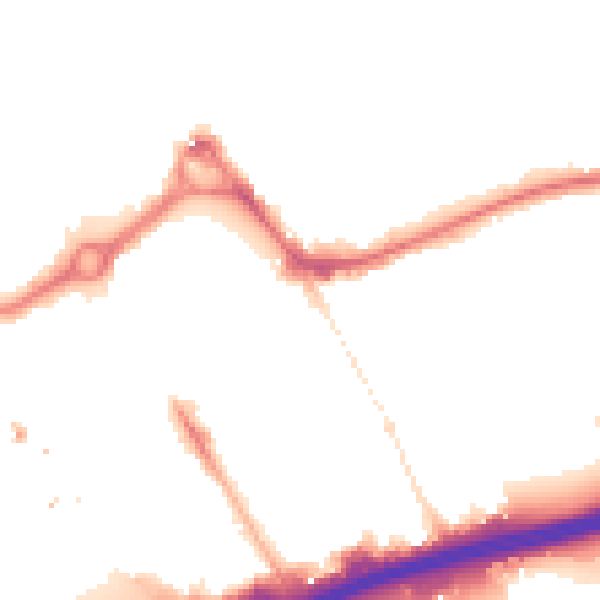 Night-time road noise heatmap for IG11 7HD
