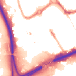 Night-time road noise heatmap for IG11 7NE