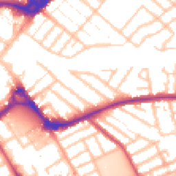 Daytime road noise heatmap for IG11 7QN