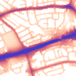 Daytime road noise heatmap for IG11 7XX