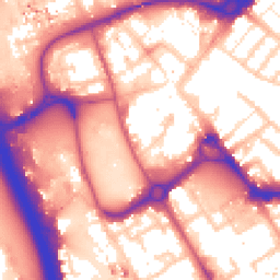 Daytime road noise heatmap for IG11 8EU