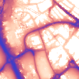 Daytime road noise heatmap for IG11 8JG
