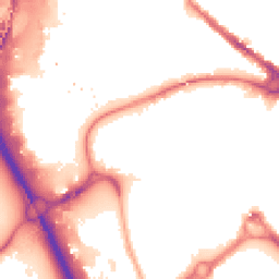 Night-time road noise heatmap for IG11 8JG