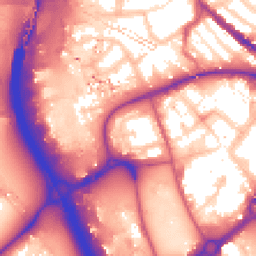 Daytime road noise heatmap for IG11 8JL