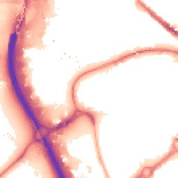 Night-time road noise heatmap for IG11 8JL