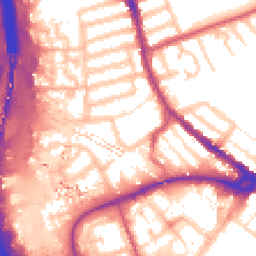 Daytime road noise heatmap for IG11 8PU