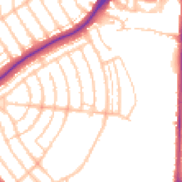 Daytime road noise heatmap for IG11 9AW