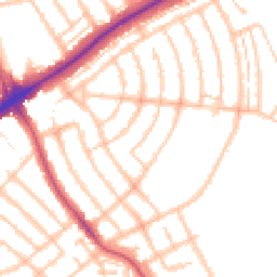 Daytime road noise heatmap for IG11 9EZ