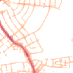 Daytime road noise heatmap for IG11 9JG