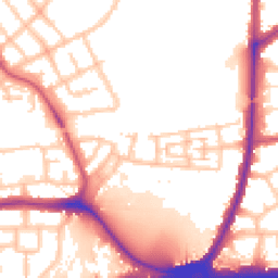 Daytime road noise heatmap for IG11 9NQ
