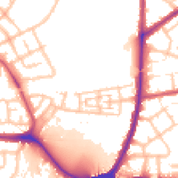 Daytime road noise heatmap for IG11 9NW