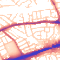 Daytime road noise heatmap for IG11 9ST