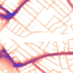 Daytime road noise heatmap for IG11 9XE