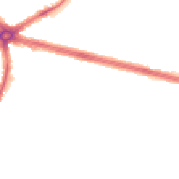 Night-time road noise heatmap for IG2 6DX