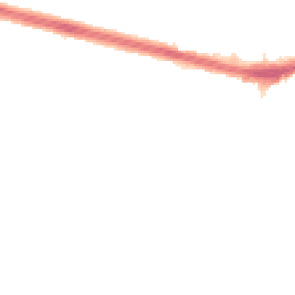 Night-time road noise heatmap for IG2 6EB