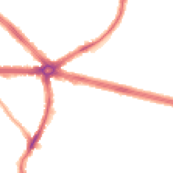 Night-time road noise heatmap for IG2 6EQ