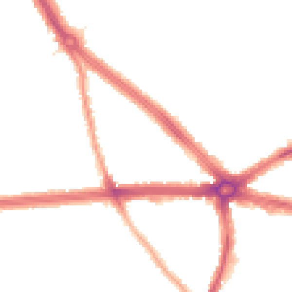 Night-time road noise heatmap for IG2 6UJ